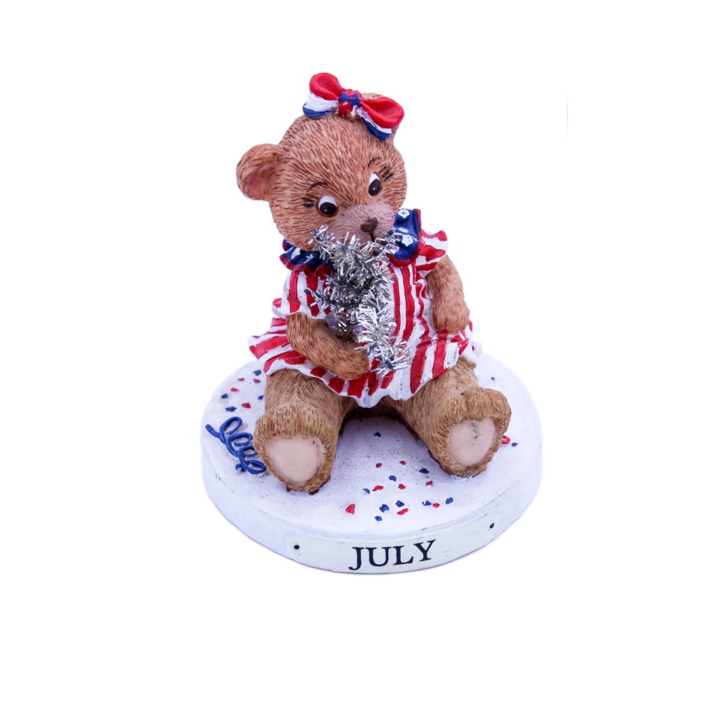 1998 July Bear by Papel – Theadorables Second Edition Figurine