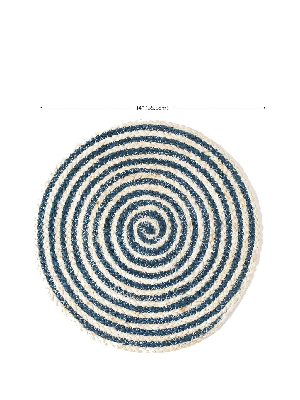 Kata Spiral Placemat – Blue & White (Set of 4)