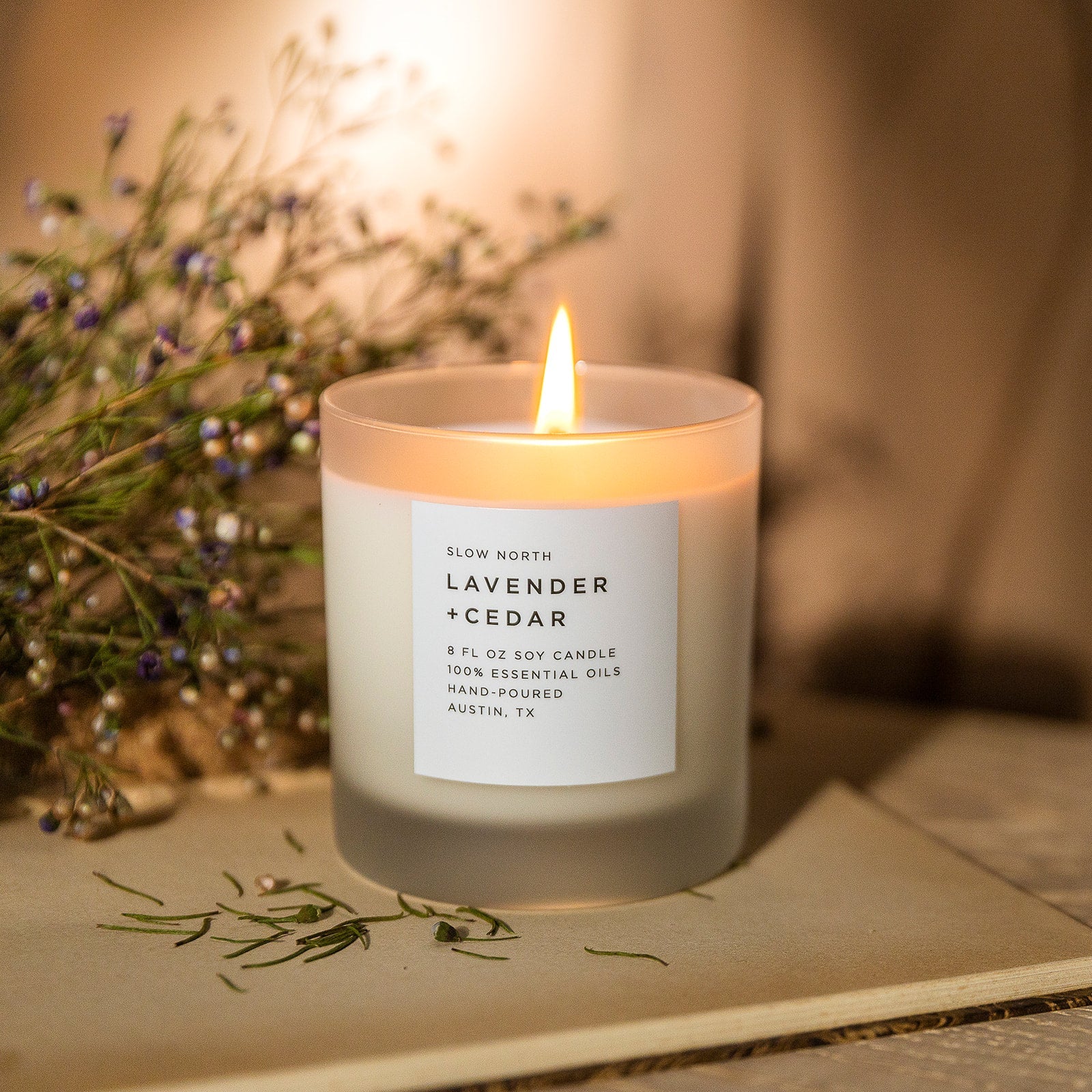 Slow North Lavender & Cedar - Signature Candle