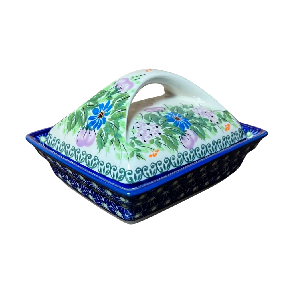 Lavender Box Butter Dish