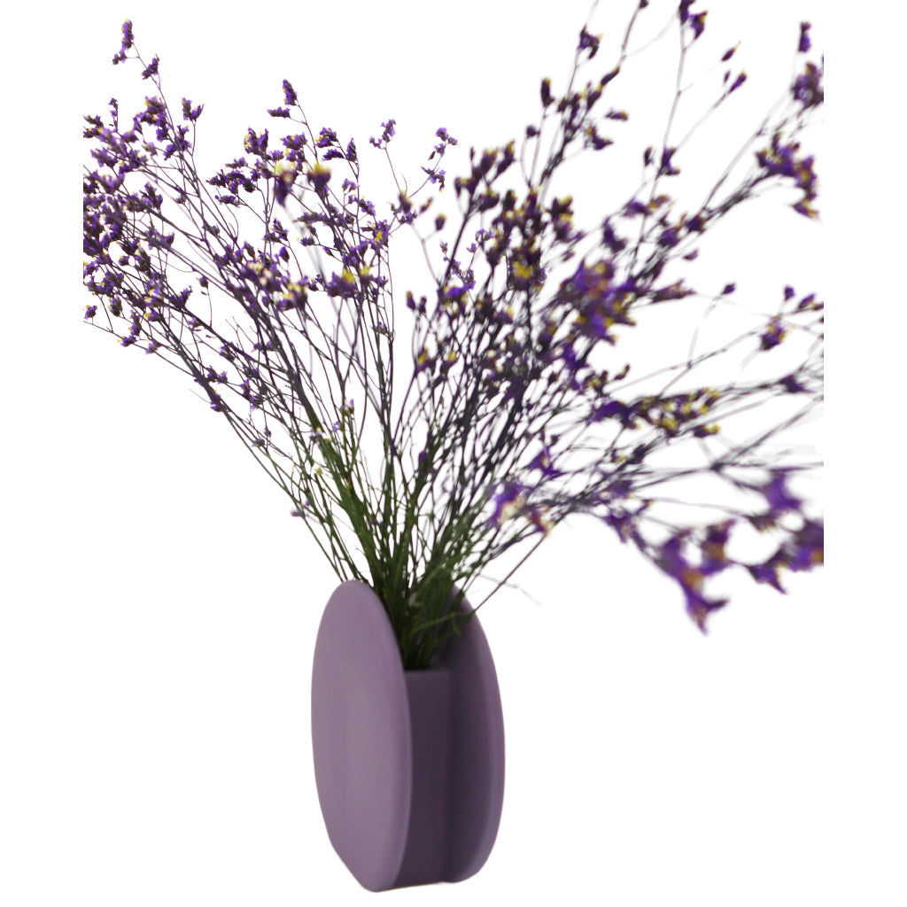 Lavender Macaroon Ceramic Vase – Pair