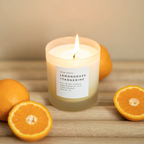 Zitronengras + Mandarine Signature Kerze – Helle Zitrusmischung