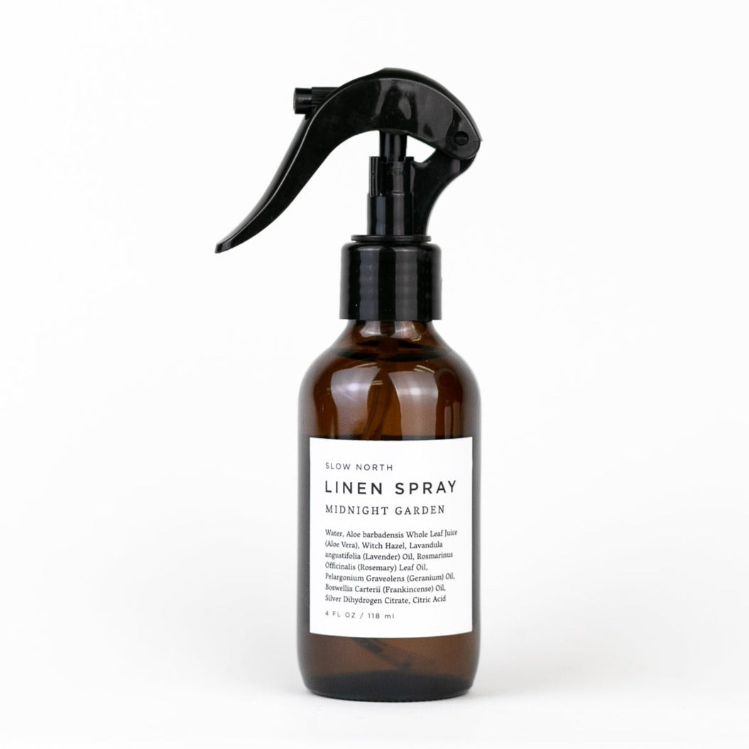 Midnight Garden Linen Spray – Floral Herbal Blend