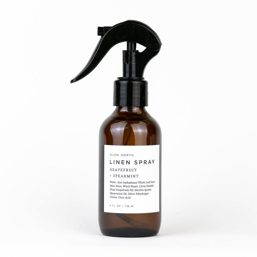 Grapefruit + Spearmint Linen Spray – Bright Citrus Mint