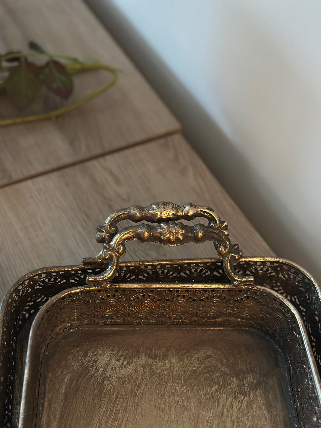 Filigree Serving Platters - Set of 2