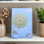 Packung mit 8 Retro Hallmark „Unser Planet“-Karten – Vintage-Schreibwarenset