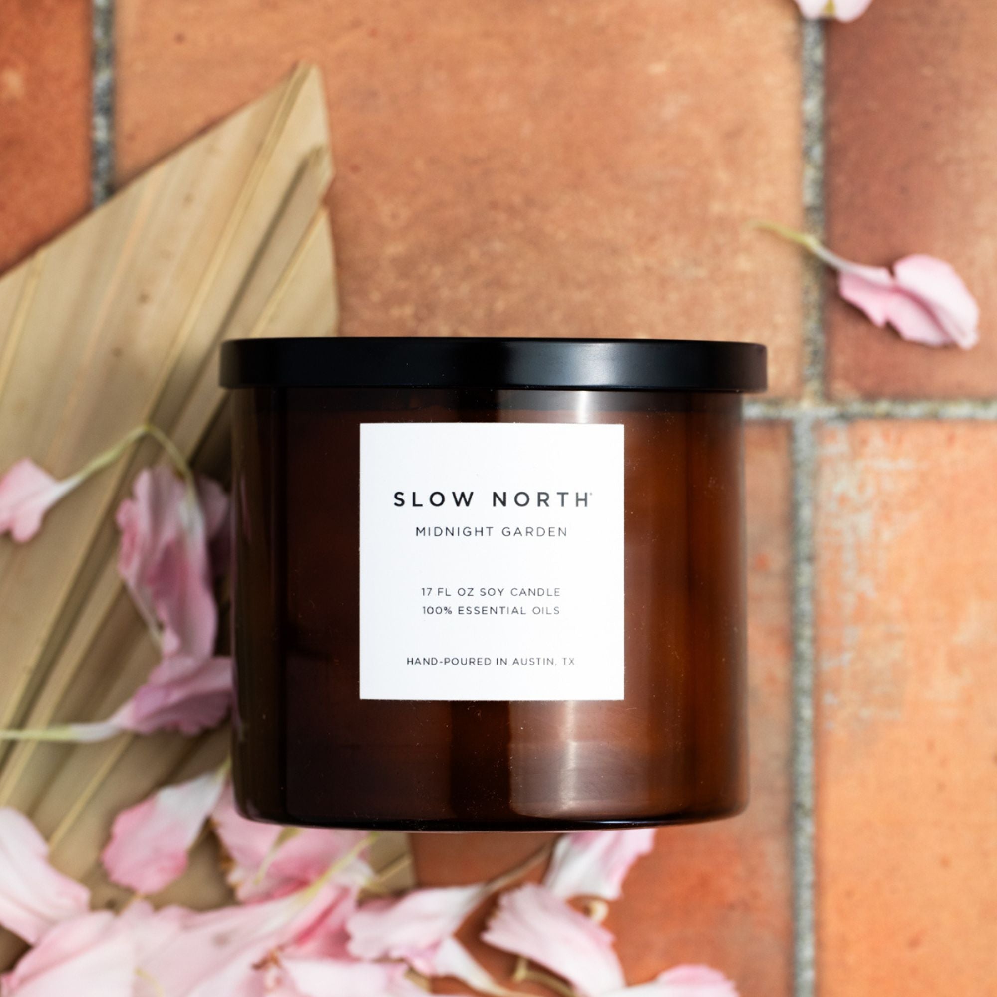 Midnight Garden Signature 3‑Wick Candle – Lavender, Rosemary & Geranium