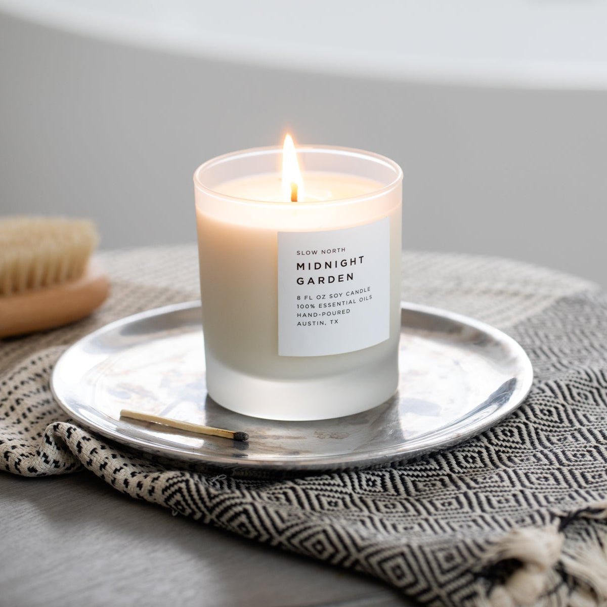 Midnight Garden Signature Candle – Lavender, Rosemary & Geranium