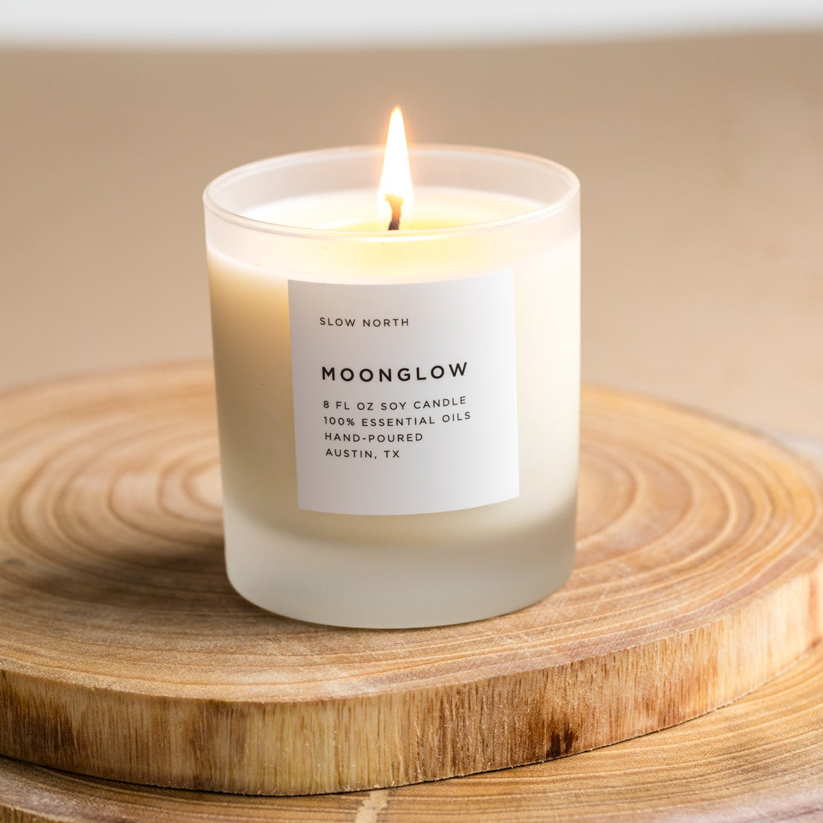 Moonglow Signature Candle – Patchouli, Cinnamon & Black Pepper