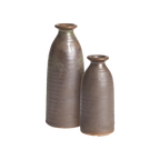 Maia Vase – Matt Metallicgrün