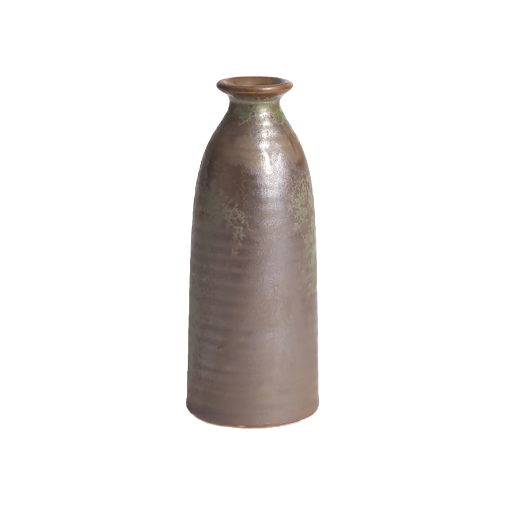 Maia Vase — Matte Metallic Green