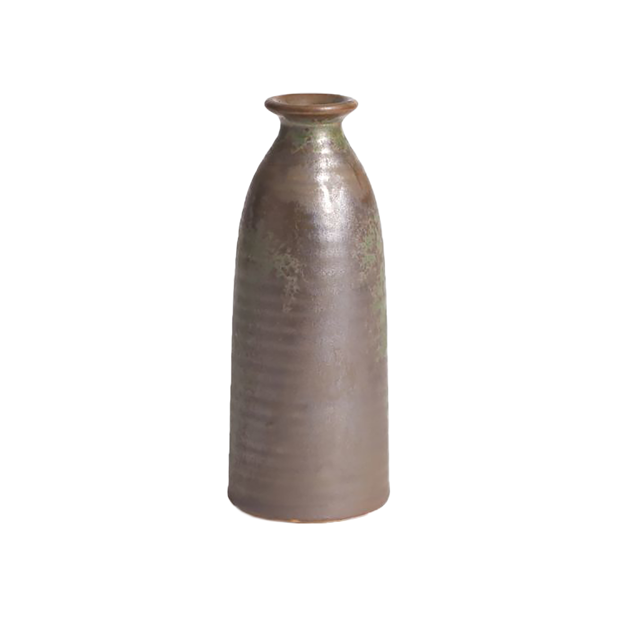 Maia Vase — Matte Metallic Green