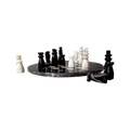 Hand‑Carved Stone Chess Set — 9.5" Board