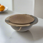 Maru Steingutschale — Reaktivglasur