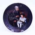 Assiette Knowles 1991 Norman Rockwell « The Young Scholar » — Heritage Collection