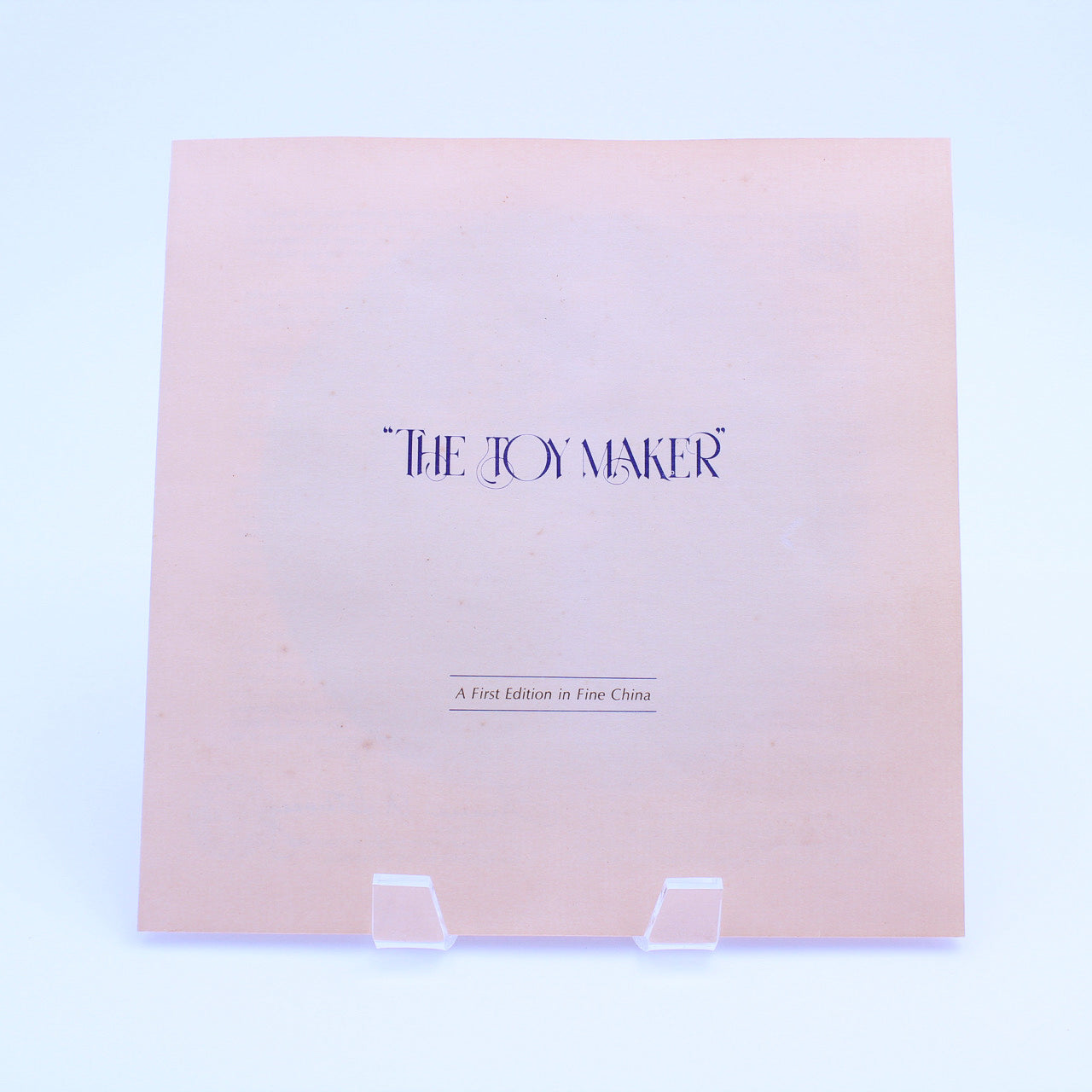 Knowles 1977 Norman Rockwell “The Toy Maker” Plate — Heritage Collection