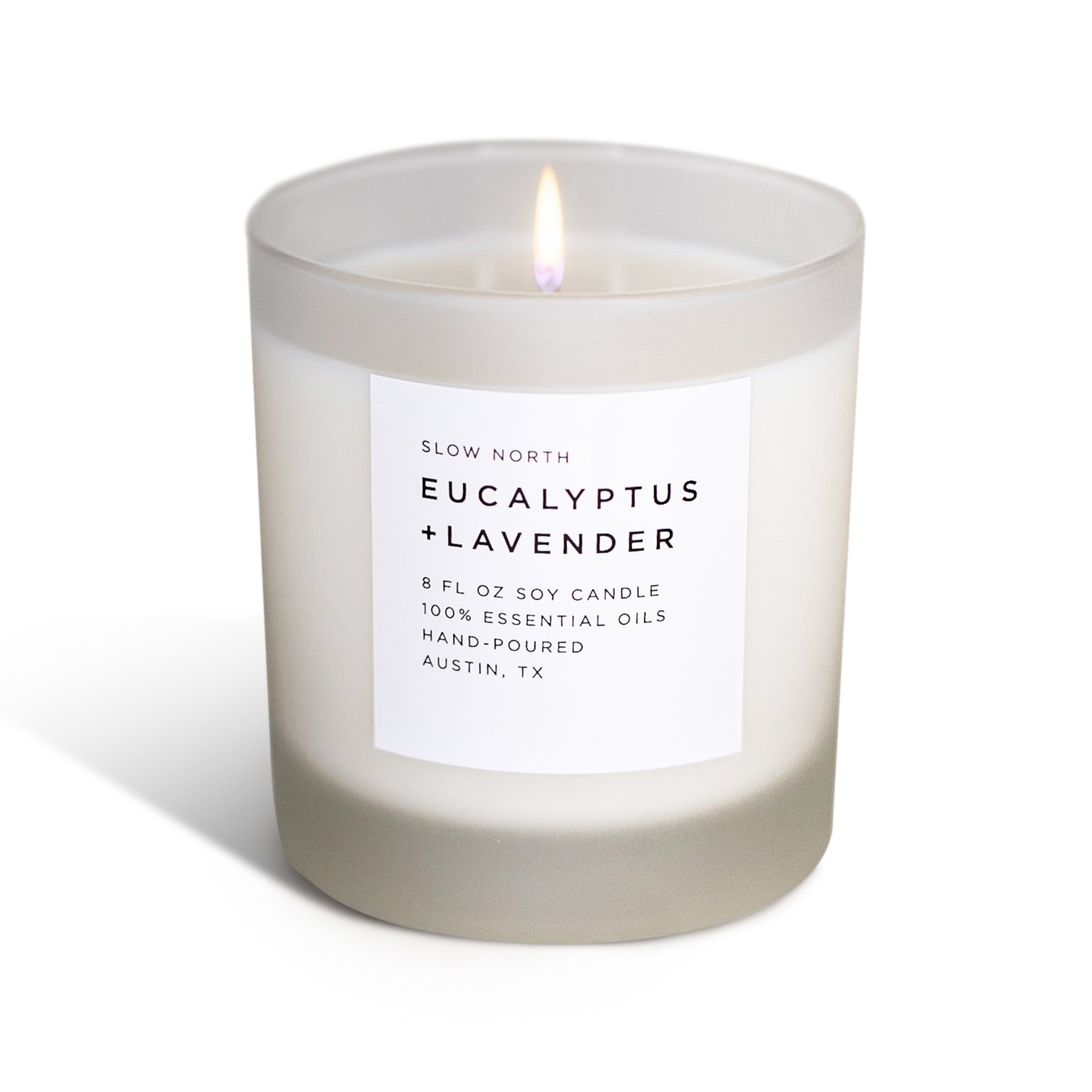 Bougie Signature Eucalyptus + Lavande – Mélange Herbacé Apaisant