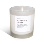 Duftkerze Geranium + Rose – Sanfte Blumenmischung