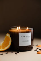 Orange + Nelke Signature 3-Docht Kerze – Warmer Zitrus- & Gewürzduft