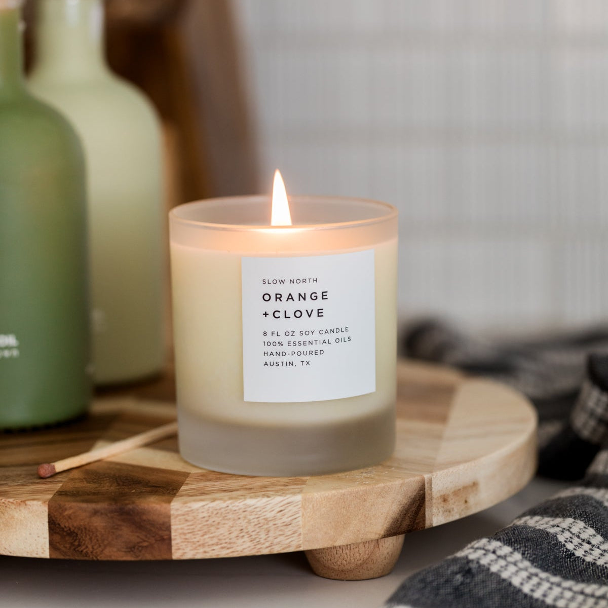 Orange + Clove Signature Candle – Warm Citrus & Spice