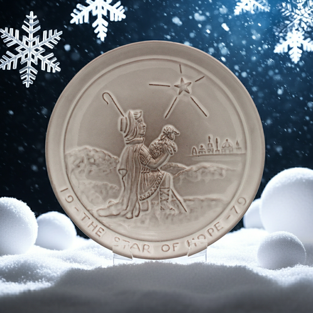 Frankoma Weihnachtsteller 1979 – Stern der Hoffnung von Joniece Frank