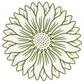 Olive Bloom Linen Placemat – Set of 12