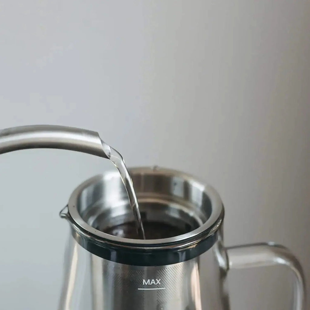 Ovalware Cold Brew Maker - Glass Carafe with Stainless Filter