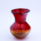 Amberina-Krämerglas-Kännchen – Rubinrot-Bernstein-Verlauf, 15 cm