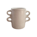 Piper Paper Mache Vessel — Light Greige or Matte White