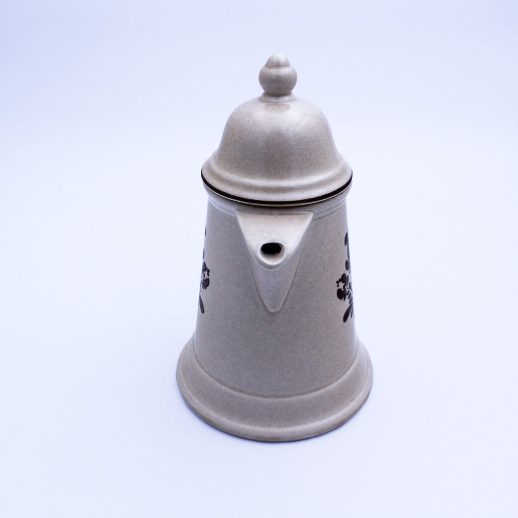 Cafetière et porte-serviettes Pfaltzgraff Village – Grès floral beige