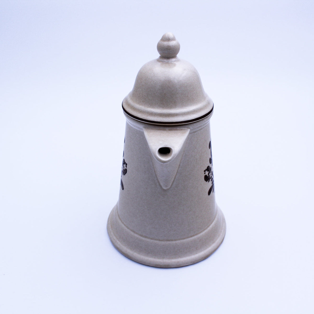 Cafetière et porte-serviettes Pfaltzgraff Village – Grès floral beige