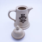 Cafetière et porte-serviettes Pfaltzgraff Village – Grès floral beige