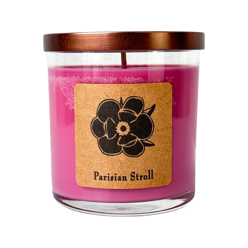 Parisian Stroll 10 oz Soy Candle - Plum & Black Cherry