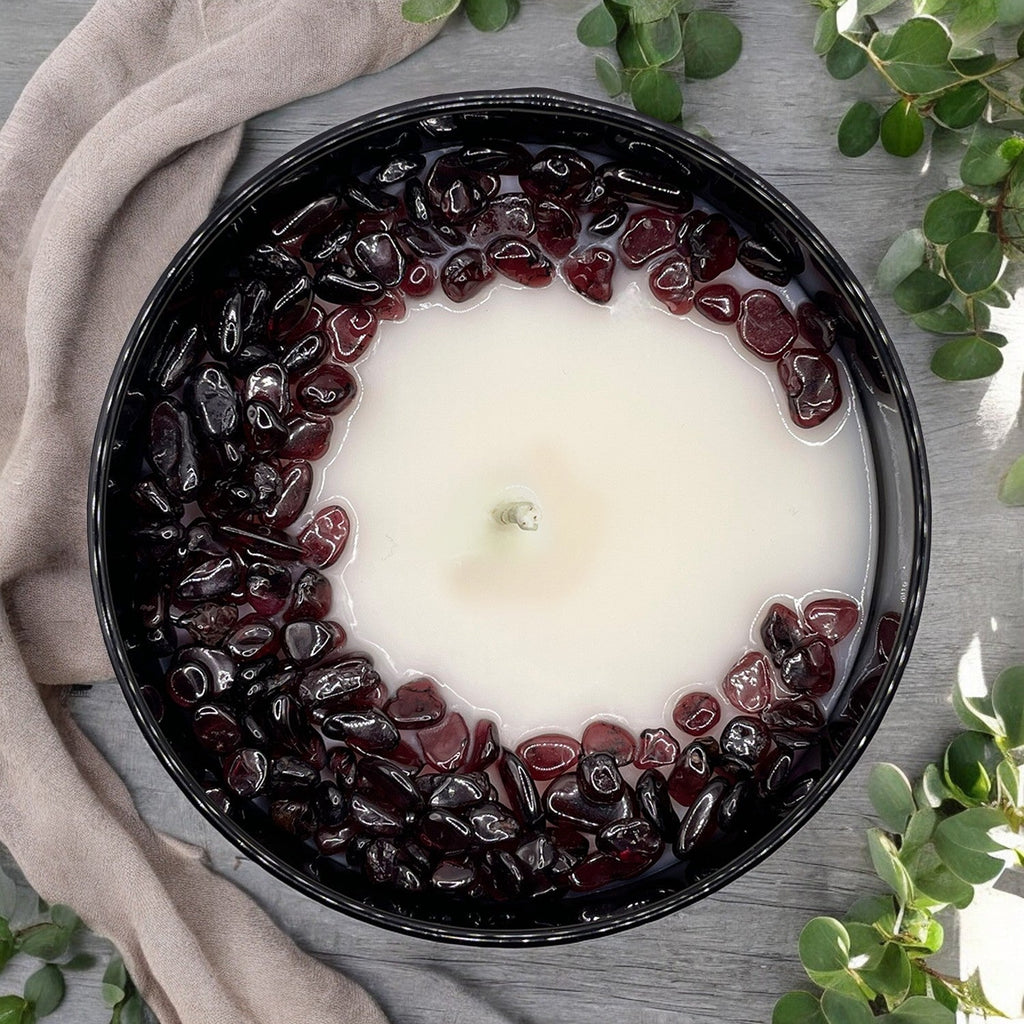 Cool Eucalyptus Mint Crystal Candle — 10 oz