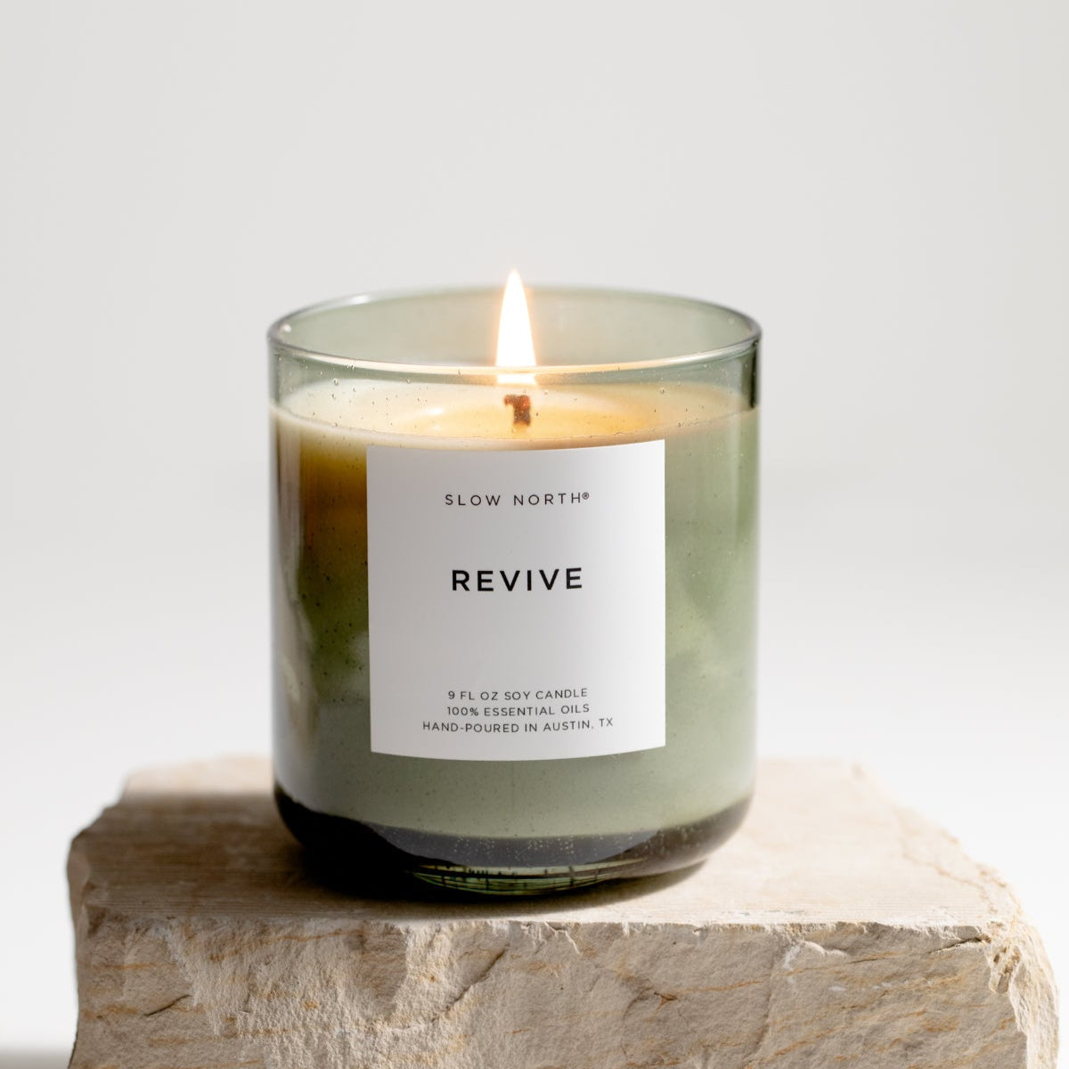 Revive Spa Candle – Lavender, Orange, Patchouli & Basil Blend