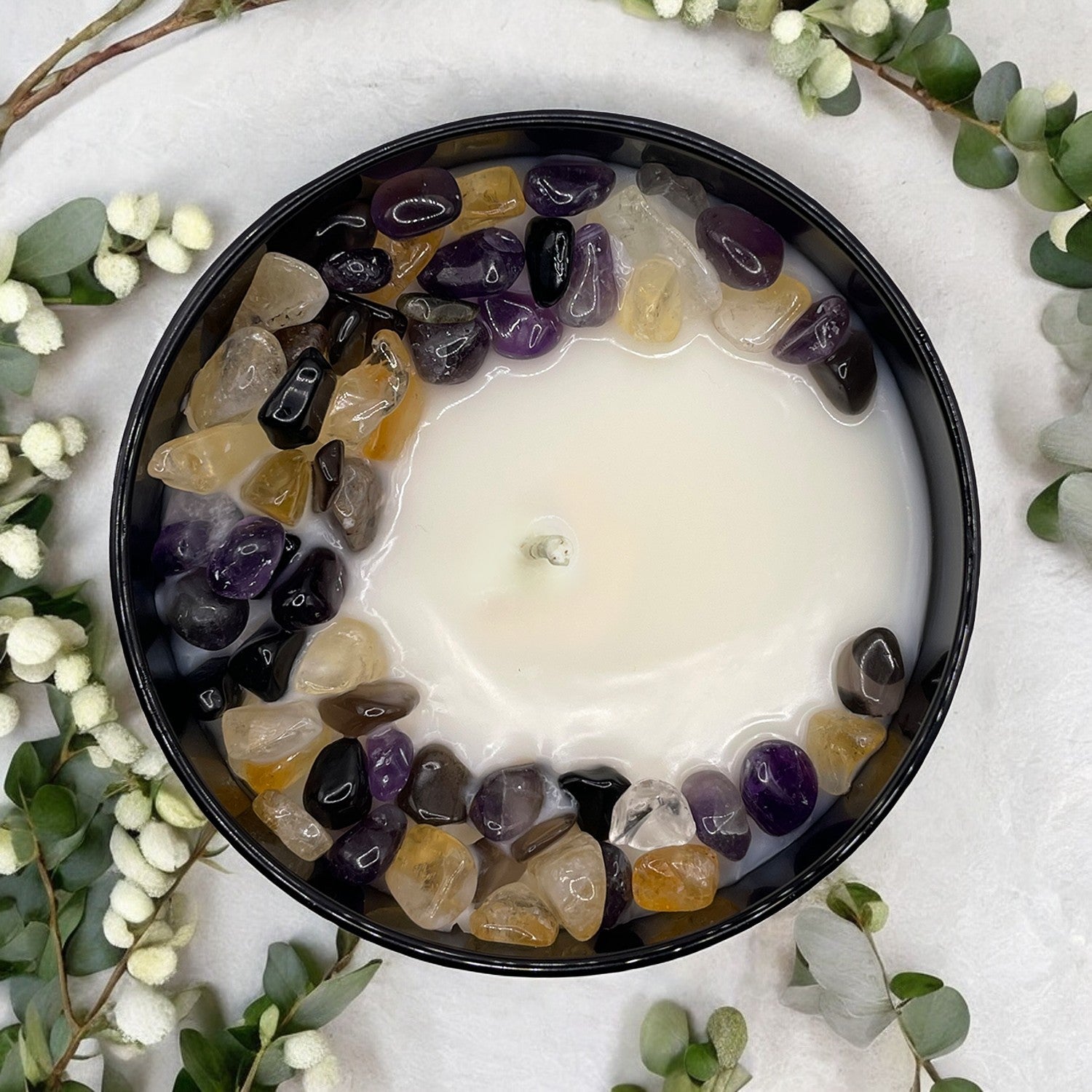 Scorpio Zodiac Crystal Candle — 10 oz