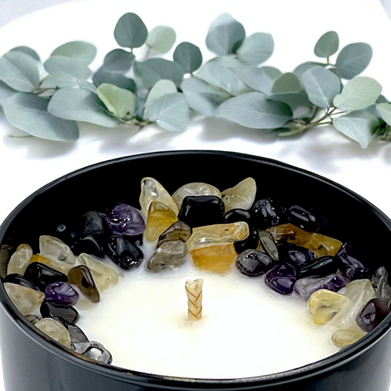 Scorpio Zodiac Crystal Candle — 10 oz