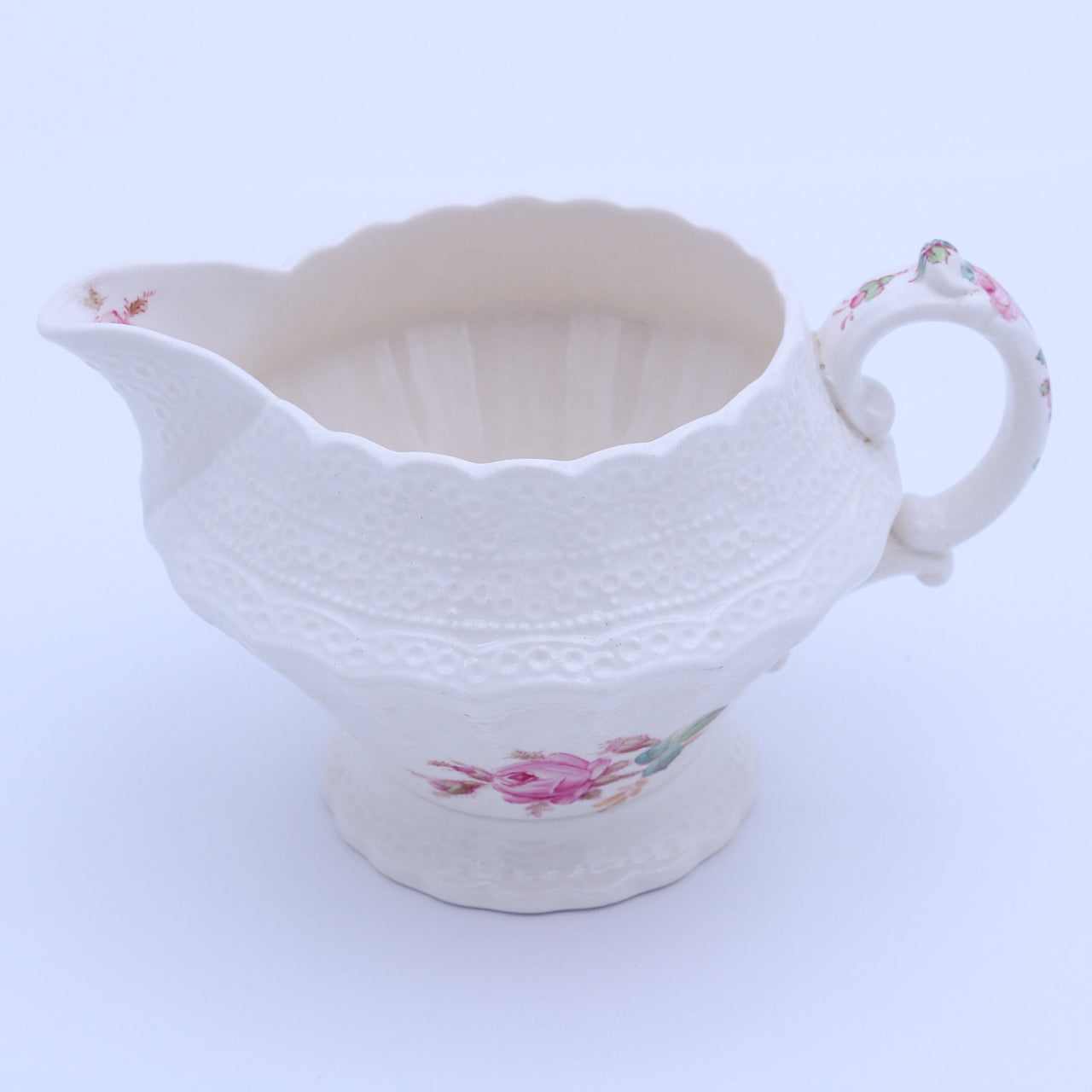 Spode Jewel Copeland Heath & Rose Creamer #70392 – Vintage China