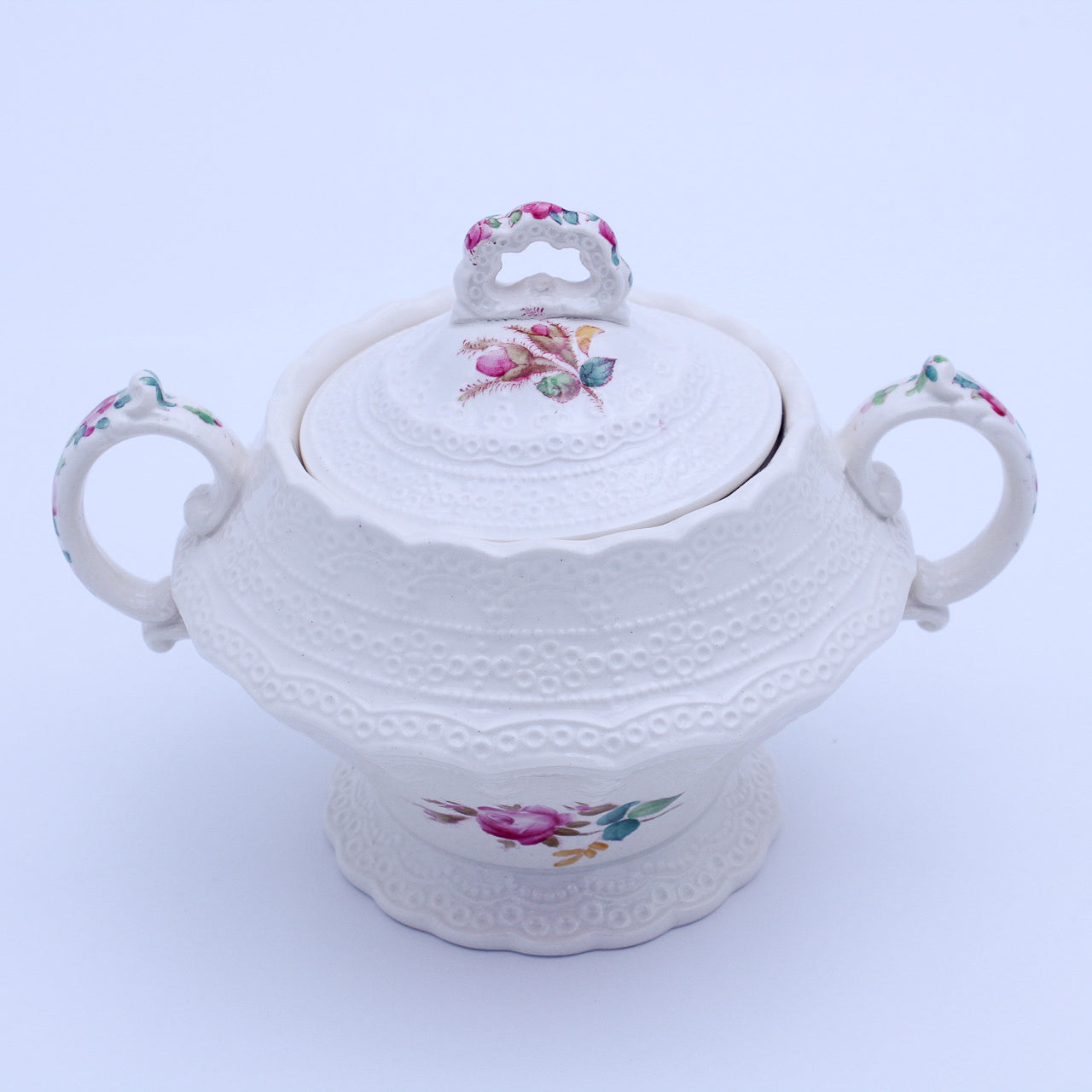 Spode Jewel Copeland Heath & Rose Sugar Bowl #70392 – Vintage China