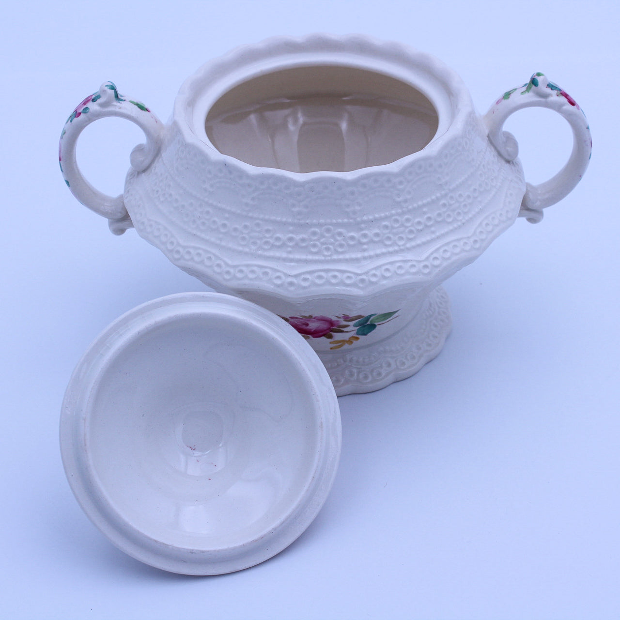 Spode Jewel Copeland Heath & Rose Sugar Bowl #70392 – Vintage China