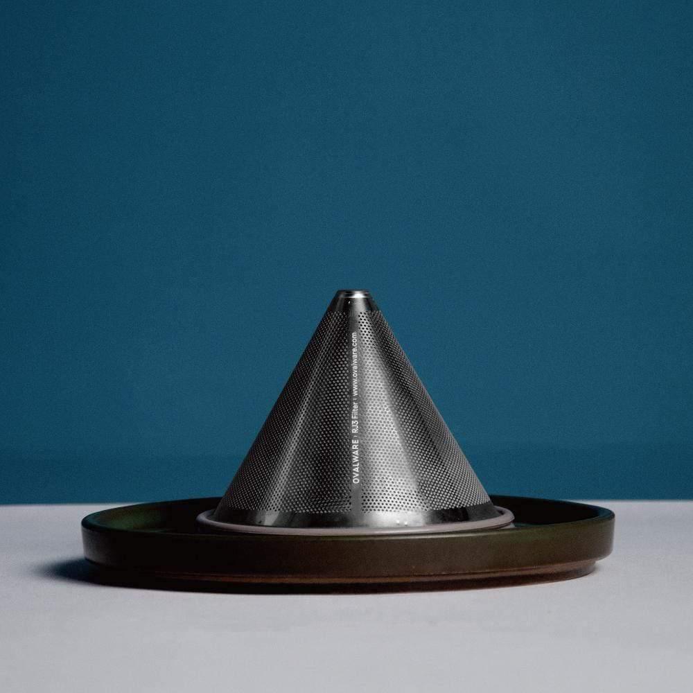 Ovalware Stainless Steel Coffee Filter - Dual-Layer Reusable