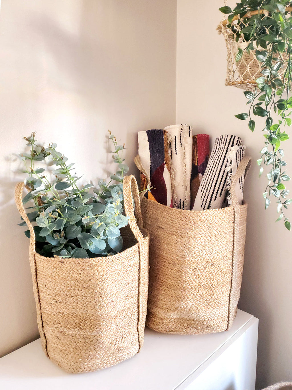 Kata Basket with Handle – Natural