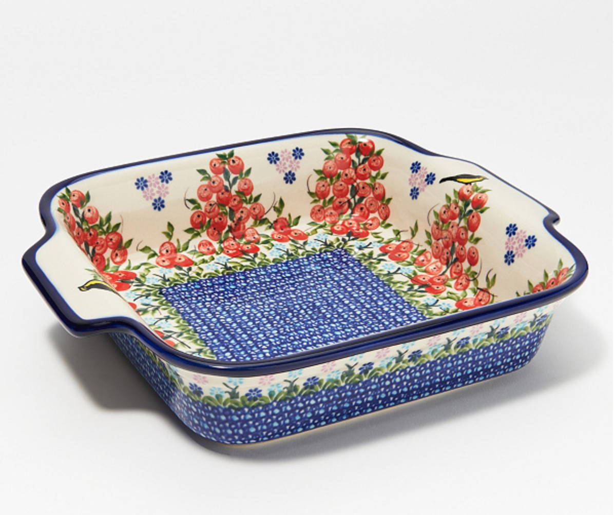 9x9 Polish Pottery Square Baker