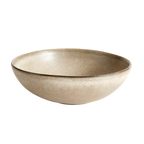 Ovale Servierschale mit Reaktivglasur