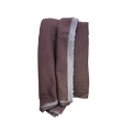 Merino Wool & Silk Throw — Reversible Two-Tone