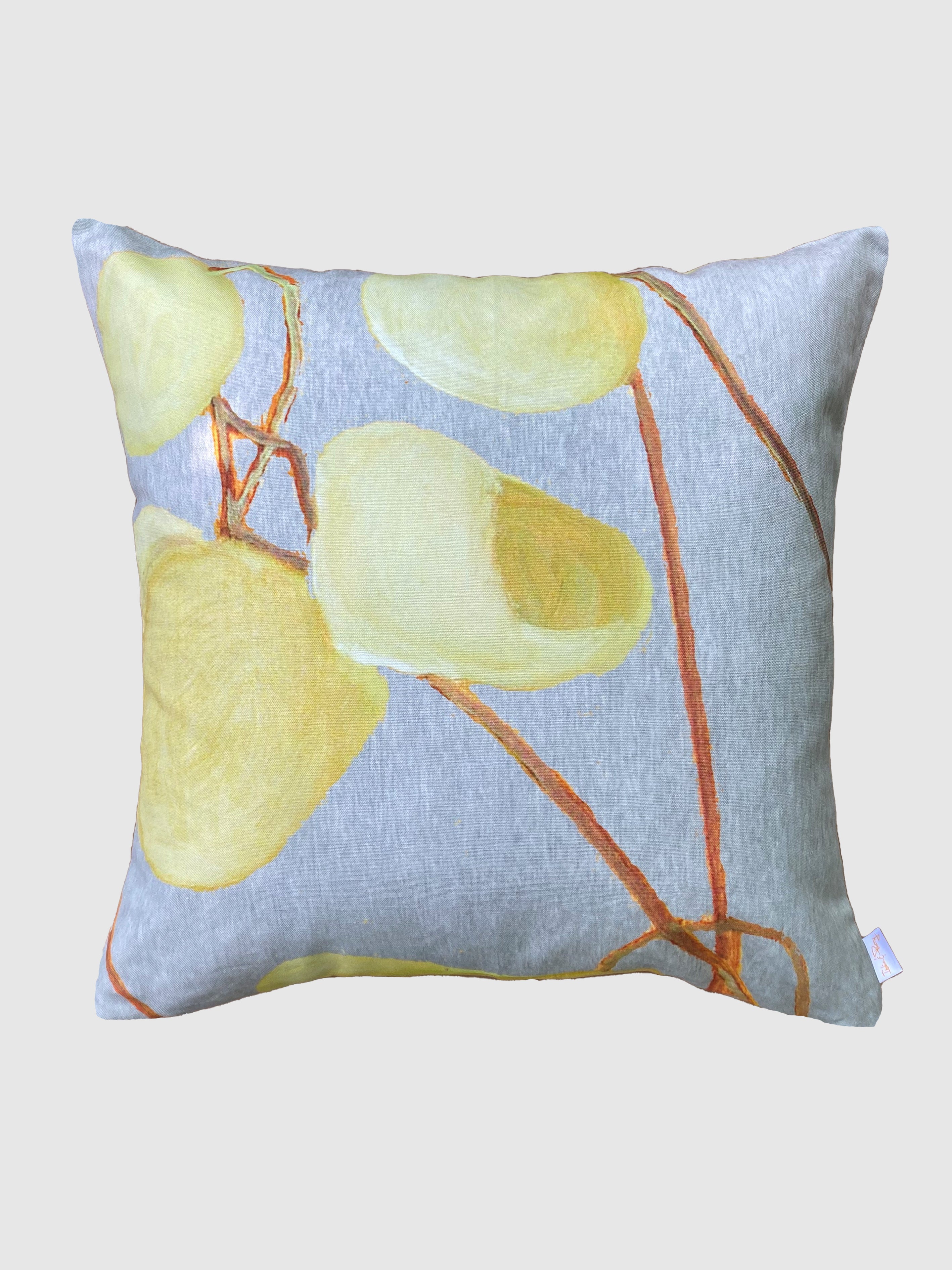 Cotton Canvas Throw Pillow: Milkweed