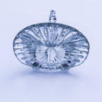 AVON Clear Pressed-Glass Turkey Tealight - 1979 Collectible