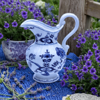 Blaue Donau Zwiebelmuster Kleine Porzellan-Kanne 14 cm