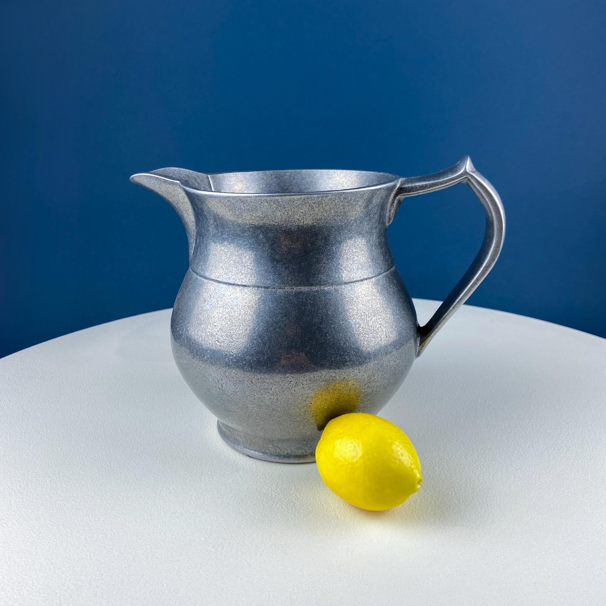 Large Pewter Pitcher – Milton Mountain Joy, PA