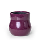 Keramik-Pflanztopf mit Gummieinsatz – Violett